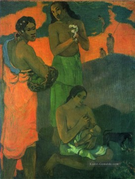 Mutterschaft Frauen auf dem Ufer Beitrag Impressionismus Primitivismus Paul Gauguin Ölgemälde